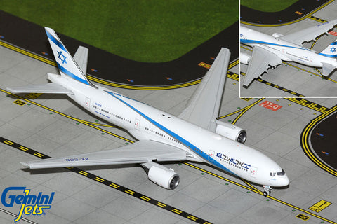 El Al 777-200ER Flaps Down 4X-ECB 1:400 Scale