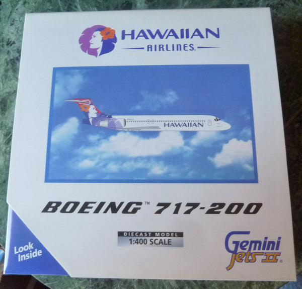 ハワイアン航空 B717-200 N492HA 1:400 GeminiJets 717-200 ハワイアン航空 N492HA 1/400 [GJHAL2295]