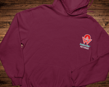 America West Retiree Red, White & Teal Logo Hooded Sweatshirt