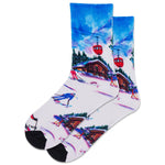 WOMENS HOTSOX X TRAVEL WRITE DRAW - ST. MORITZ CREW SOCK