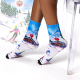 WOMENS HOTSOX X TRAVEL WRITE DRAW - ST. MORITZ CREW SOCK