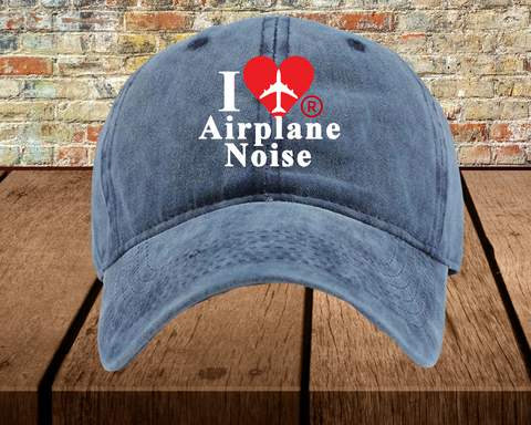 I Love Airplane Noise Cap