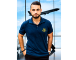 AA 1946 Logo Embroidered Wicking Polo