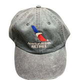 Casquette en coton pour retraité AA 2013 - Bleu nuit