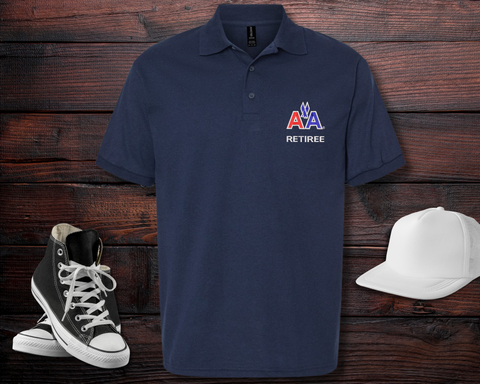 Old AA Retiree Wicking Polo