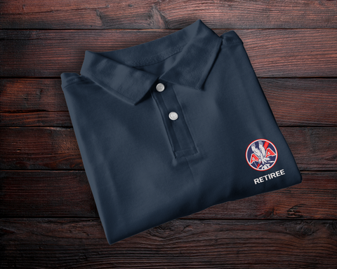 AA 1930's Logo Retiree Men's Wicking Polo