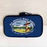 Pan American World Airways Alaska Vintage Bag Sticker Travel Pouch