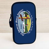 Pan American World Airways Alaska Vintage Bag Sticker Travel Pouch