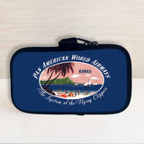 Pan American World Airways Hawaii Vintage Bag Sticker Travel Pouch