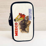 Pan American World Airways Mexico Vintage Bag Sticker Travel Pouch
