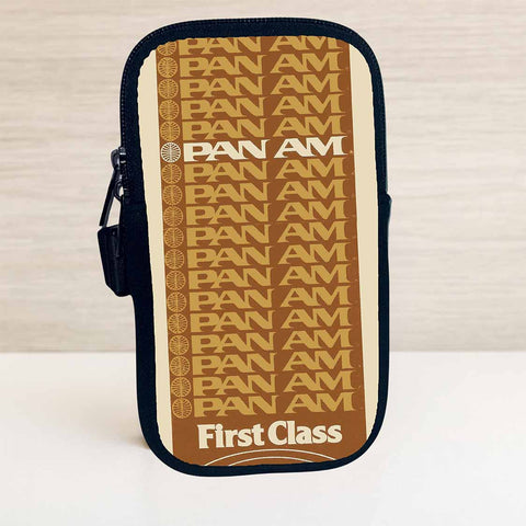Pan American Airways First Class Bag Sticker Travel Pouch