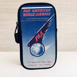 Pan Am 1930's Timetable Cover Travel Pouch