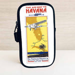 Pan American Airway Air-Way To Havana Vintage Travel Pouch