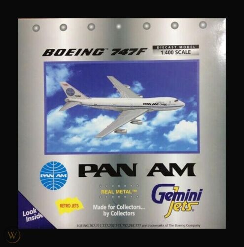 特注寸法Pan Am model 1/400 BOEING B747-100 PAN AM Clipper Ocean Spray with Yellow Ribbon 機首右側のみのエラー モデル N744PA 民間航空機