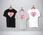 Valentine Pastel Plane T-Shirt Softstyle