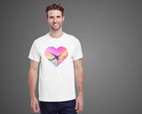 Valentine Pastel Plane T-Shirt Softstyle