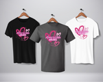 Pink AA 1945 Logo Valentine's Day T-Shirt SoftStyle