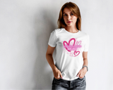 Pink AA 1945 Logo Valentine's Day T-Shirt SoftStyle