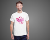 Pink AA 1945 Logo Valentine's Day T-Shirt SoftStyle