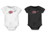 Valentine Plane Double Love Infant Bodysuit