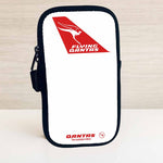 QANTAS Travel Poster Bag Sticker Travel Pouch