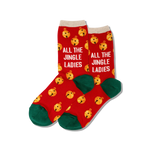 Christmas Socks - All the Jingle Ladies Hot Sox for Women