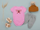 Grenouillère Bébé Avion Rouge
