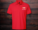 TWA Red Logo Retiree Wicking Polo