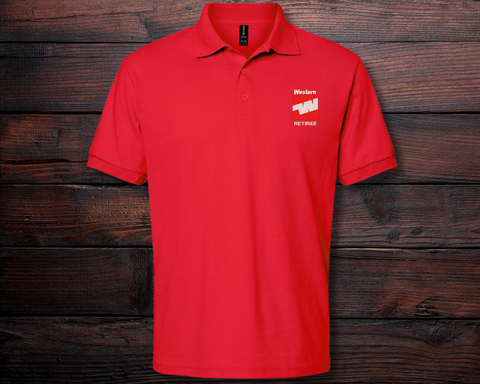 Western Airlines Retiree Wicking Men's Polo