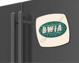 BWIA Vintage Baggage Sticker Magnets