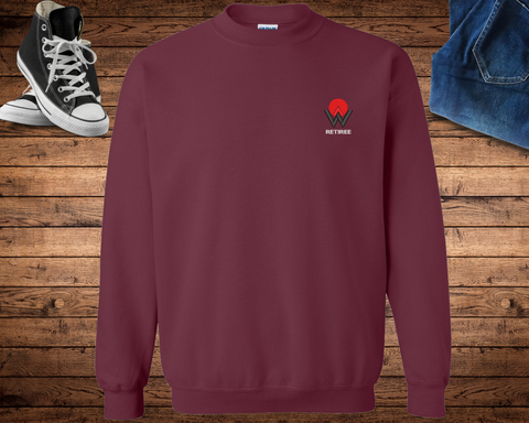 America West Retiree Red & Grey Logo Sweatshirt