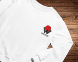 American West Red & Grey Logo Retiree Sweatshirt