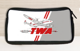TWA 1947 Ticket Jacket Cover Travel Pouch