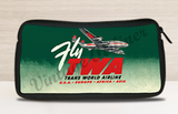 TWA 1950's Fly TWA Bag Sticker Travel Pouch