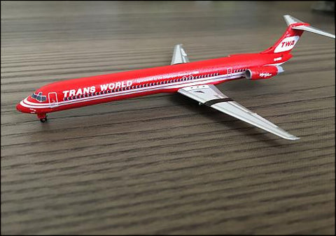 TWA MD83 TWA Wings of Pride Livery EI-BWD 1:250 Scale