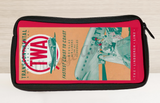 TWA Fastest Coast To Coast Vintage Travel Pouch