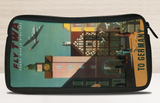 TWA Germany 1950's Travel Poster Bag Sticker Travel Pouch