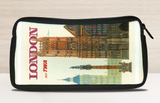 TWA London Travel Poster Bag Sticker Travel Pouch