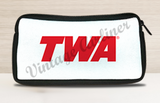 TWA Red Logo Travel Pouch