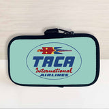 TACA Airlines Vintage Bag Sticker Travel Pouch