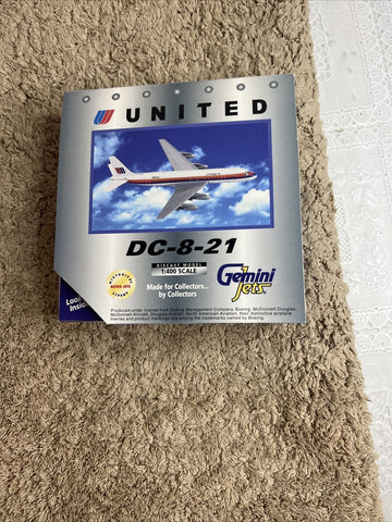 United Airlines DC-8-21  N8005U  Scale 1:400