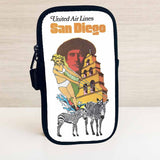 United Airlines San Diego Travel Pouch