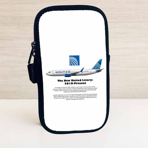 United Airlines New Logo & Livery Travel Pouch