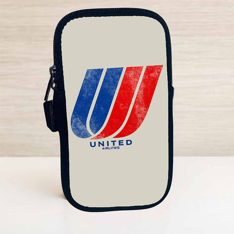 United Airlines Vintage Livery FRONT Travel Pouch