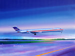 USair MD80 Notecard