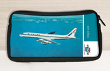United Airlines DC8 Bag Sticker Travel Pouch