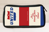 United Airlines Friendly Skies Cover Bag Sticker Travel Pouch