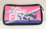 United Airlines Vintage "Eat Sleep Fly" Travel Pouch