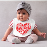 Valentine's Day Heart Baby Bib