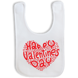 Valentine's Day Heart Baby Bib